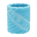 Bracelet de sport AOLIKES en coton respirant bleu clair pour le basket et le fitness - 1 Pièce / Bleu