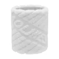 Poignet de sport en coton blanc AOLIKES avec texture éponge respirante - 1 Pièce / Blanc