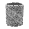 Poignet de sport en coton gris respirant absorbant la sueur pour le basket-ball - 1 Pièce / Gris