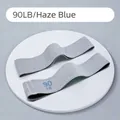 Fascia di resistenza in tessuto blu nebbia da 90LB per allenamento fianchi e gambe - Banda di Resistenza Yoga (3618) / 90LB / Blu Nebbia