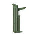 Tragbare militärgrüne Outdoor-Wasserfilterpumpe für Camping und Notfall-Überlebensausrüstung - Armeegrün