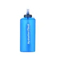 Blauer tragbarer 750ml Trinkbeutel Weiche Wasserflasche für Camping im Freien - 700ml / Blau