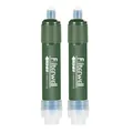 Zwei Filterwell tragbare Wasserfilterhalme für Outdoor-Aktivitäten und Camping - 2 Stück/Set / Armeegrün