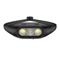 Rechargeable LED sensor headlamp with silicone strap for outdoor camping and hiking - Three-Lamp Induction Style (H308)