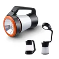 Wiederaufladbare 3-in-1-LED-Lampe mit Taschenlampen-, Nachtlicht- und Schreibtischfunktion - L788R Lade-Stil / Orange