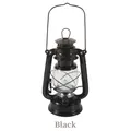 Vintage zwarte LED-kampeerlantaarn met klassiek stormlampontwerp voor buiten en tuin - L244SR Klein (123*220mm) / Oplaadbaar model / Zwart