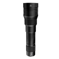 Tactical high brightness rechargeable aluminum alloy flashlight for outdoor emergency use - F856-P70 / With 1*21700 Battery / Black