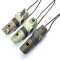 Detailed view of 7-in-1 survival whistle with integrated compass and camouflage. - 7-in-1 Multi-functional Whistle (7-in-1)