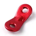 Vista detallada de un tensor de cuerda para tienda de aleación de aluminio rojo - 1 Pieza / Rojo