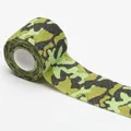 Self-adhesive elastic non-woven camouflage bandage wrap for outdoor sports and pet care - Swamp Camouflage