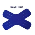 Royal blue X-shaped kinesiology tape for muscle support and athletic sports recovery. - Sapphire Blue