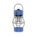 Classic retro style blue camping lantern with rechargeable LED for outdoor tent lighting - L798 Standard Style / Navy Blue