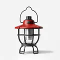 Professional vintage red LED camping lantern with rechargeable battery and hanging handle - L805 Style / Battery Powered / Red