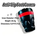 Punta de goma antideslizante para bastones de trekking, diámetro interior de 19 mm - Estilo Escudo Antideslizante / 19mm / Rojo