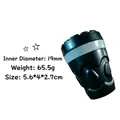 Protector de punta de bastón de senderismo de goma negra con diámetro de 19 mm - Estilo Escudo Antideslizante / 19mm / Gris
