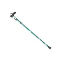 Verstellbarer Gehstock aus Aluminium mit elegantem Blumendruck und ergonomischem T-Griff - Grün Blumen