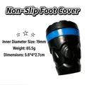 Tapa de goma antideslizante para bastón de trekking, banda azul, diámetro de 19 mm - Estilo Escudo Antideslizante / 19mm / Azul