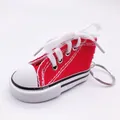 Miniature red canvas sneaker keychain for bike kickstand and motorcycle kickstand decoration - Red