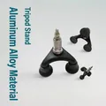 Non-slip aluminum alloy tripod base for elderly walking sticks and hiking canes - Tripod Base Accessory (Sanjiao)