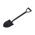 Pelle de camping en acier au carbone avec lame pointue et poignée ergonomique en D - Pelles à tête plate