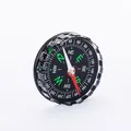 Detailed view of 45mm plastic navigational compass with clear degree markings for hiking - 45mm Diameter Style