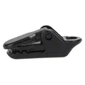 Resistente clip a coccodrillo in nylon nero per il fissaggio sicuro di tende e teloni - Clip a Coccodrillo Antivento (FX066) / Set da 20 Pezzi / Nero