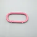 Hoogwaardige roze ovale karabijnhaak voor DIY-sleutelhangers en diverse tasaccessoires - Runway Type (Maat 5) / Lichtroze (Nr. 5)