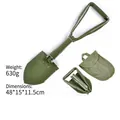 Vanga pieghevole multiuso verde con borsa da trasporto portatile e peso di 630 g - Medio ispessito / Verde militare