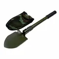 Pala pieghevole militare portatile con borsa mimetica per la sopravvivenza all'aperto - Stile Piccolo Ispessito (Con Borsa) / Verde militare