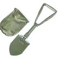 Vanga pieghevole portatile verde militare robusta con pratica custodia coordinata - Verde militare
