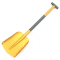 Pala da neve portatile in lega di alluminio dorato con manico telescopico ergonomico - Oro