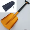 Pala da neve retrattile in lega di alluminio con borsa portaoggetti nera - Con Borsa di Stoffa / Oro