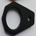 Tragbare schwarze Silikon-Wasserflaschen-Schnalle für Outdoor-Wandern und Camping - Nur Schnalle (Ohne Karabiner) / Schwarz