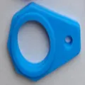 Blauer Silikon-Flaschenhalter für Outdoor-Wandern und Camping-Ausrüstung geeignet - Nur Schnalle (Ohne Karabiner) / Himmelblau