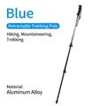 Bastone da trekking telescopico in lega di alluminio blu per escursionismo e sport - Nuovo Stile Telescopico / Blu