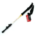 Bastone da trekking telescopico in alluminio 7075 bianco e giallo per escursioni e trekking - Bianco
