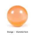 Balle anti-stress orange en maltose de 6 cm de diamètre pour soulager le stress - Diamètre 6cm / Orange
