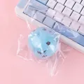 Simpatica pallina antistress blu a rimbalzo lento in un sacchetto trasparente - Oreo al sale marino