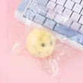Adorabile palla antistress al burro di dopamina gialla giocattolo in busta trasparente - Squishy Oreo al burro