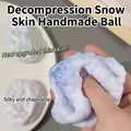 Χειροποίητη μπλε και λευκή μαλακή μπάλα squishy για ανακούφιση από το άγχος και χαλάρωση - Μοβ Δέρμα Πάγου