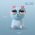 Cute blue cartoon dragon fidget toy with pop-out eyes and pink horns for stress relief - Blue Dragon / 1 Piece / Blue
