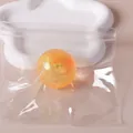 Balle anti-stress spongieuse au maltose et paillettes dorées dans un sac transparent - 1 Pièce / (4cm) Orange Aurora Balle Anti-stress au Maltose
