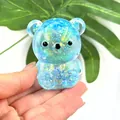 Jouet squishy ours bleu à paillettes pour soulager le stress avec un retour très lent - Ours / Bleu