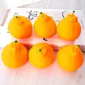 Pack de 6 juguetes antiestrés realistas con forma de naranja, material suave - Squishy Shiranui
