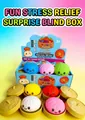 Ensemble de jouets squishy décompressants colorés avec des visages mignons souriants - Grosse Brioche à la Farine (AA289) / Avec Panier Vapeur (Pack de 1) / Multicolore