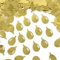 Macro view of shiny golden balloon-shaped metallic sequins for party table confetti - Balloon (Gold) / 15g Pack