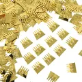 Close-up of gold crown-shaped confetti for birthday and party table decorations - Cupcake (Gold) / 15g Pack