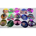 80s retro theme party hanging swirls with boombox cassette and roller skate cutouts - 80s Spiral Decorations / 15 Pcs Pack