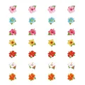 Hawaïaanse tropische kleurrijke hibiscus bloemenslinger hangende decoratie voor zomerfeest - Set van 4