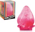 Jouet sensoriel rose en forme de goutte d'eau avec base d'éclaboussure et emballage - Rose vif
